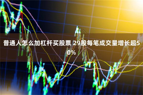 普通人怎么加杠杆买股票 29股每笔成交量增长超50%